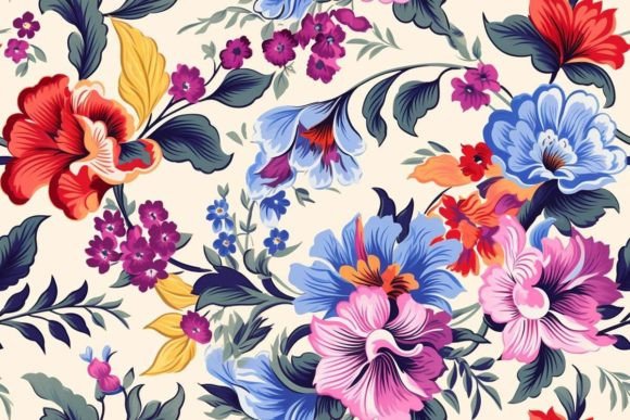 Blooming Patterns Textile Design