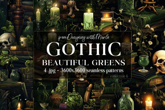 Gothic Wiccan Green Seamless Patterns 6: A Comprehensive Evaluation