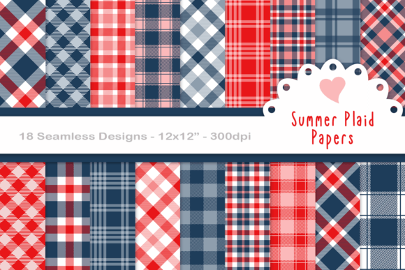 Navy Red Plaid Seamless Patterns: A Comprehensive Guide for Digital Crafters