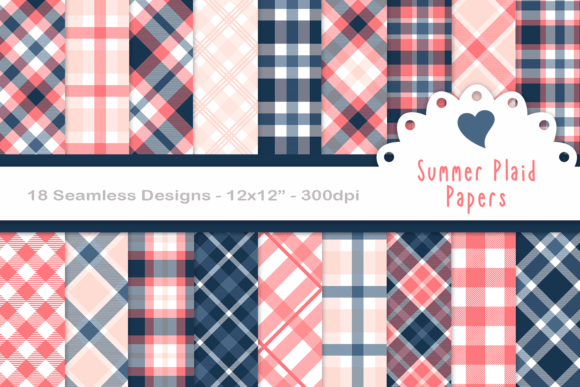 Unlocking Creativity with Navy Pink Plaid Seamless Patterns