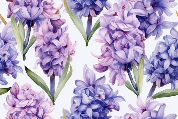 Visual Design Hyacinth Patterns for Creative Projects